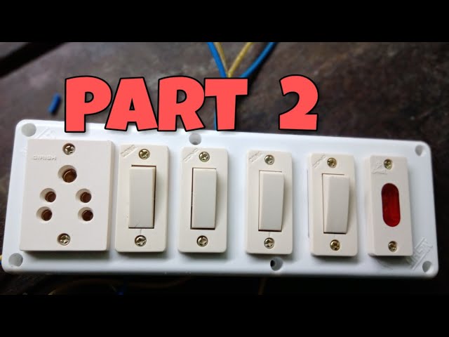 4 switch 1 socket 1indiceter  board connection Part -2||Sinha Electricals