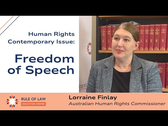 Human Rights and Freedom of Speech