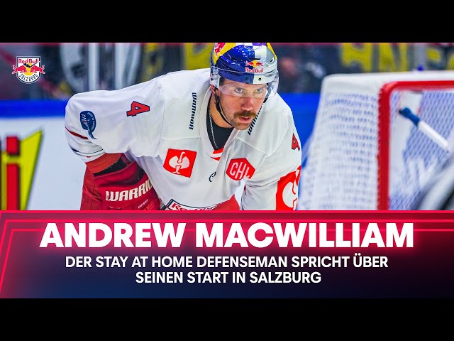 Vorgestellt: Andrew MacWilliam über seinen Start in Salzburg | EC Red Bull Salzburg
