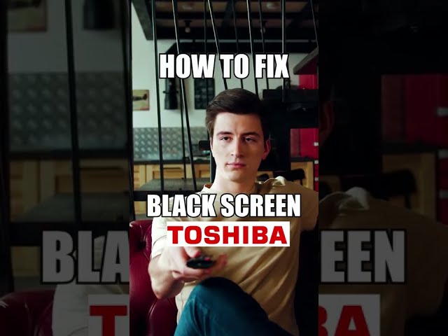 Black Screen on a Toshiba TV? Do this! 📺 #Shorts