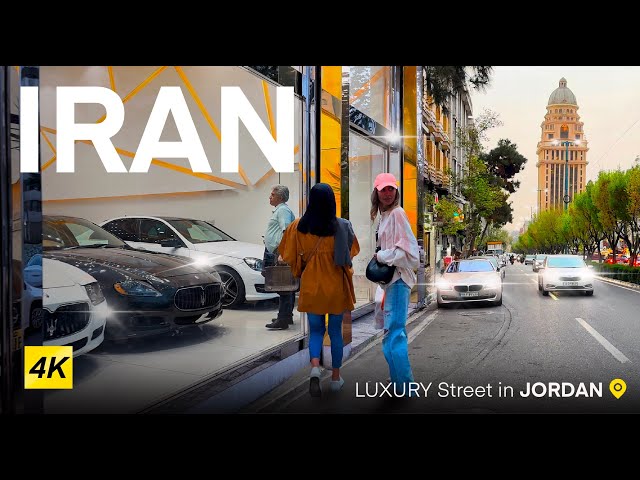 IRAN 🇮🇷 LUXURY Street in JORDAN - TEHRAN
