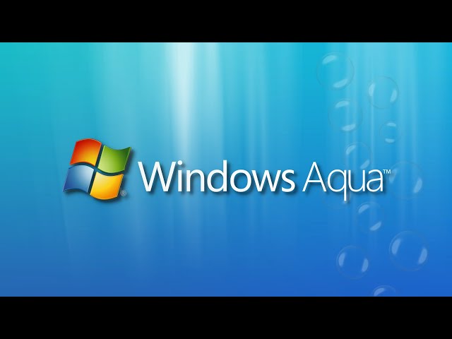 Windows Aqua Sound Scheme + Aqua Media Center Sounds