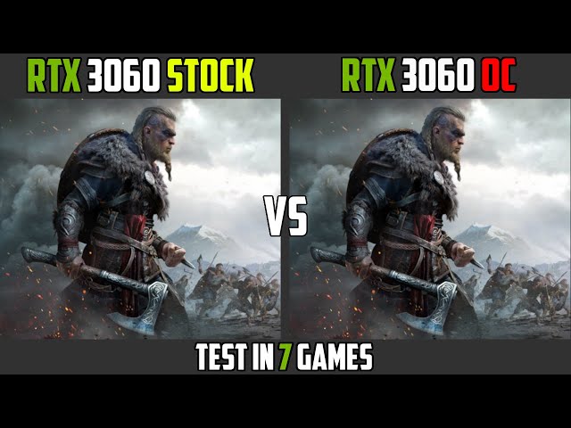 RTX 3060 Stock VS RTX 3060 OC