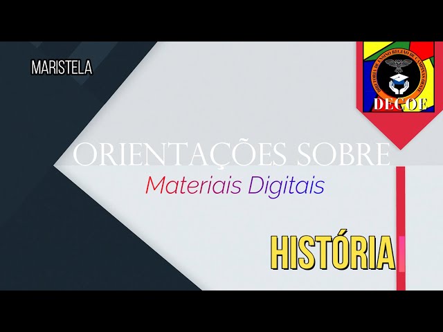 Materiais Digitais - Historia