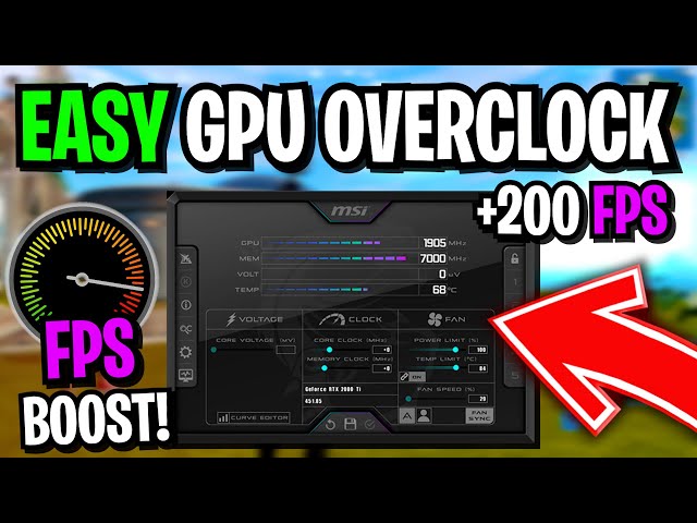How To Use Msi Afterburner To Overclock YOUR GPU 🔧 SAFE Overclocking GUIDE in 2022!
