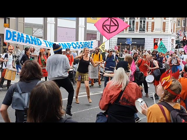 Extinction Rebellion - Activists Flock to Central London as protest begin | Aug.23,2021