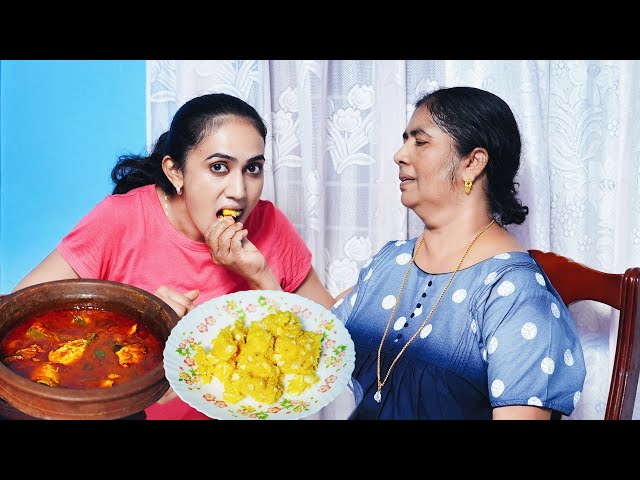 അമ്മയുടെ സ്പെഷ്യൽ കപ്പയും മീൻകറിയും | Kerala Style Kappa And Fish Curry Recipe | Anu Joseph
