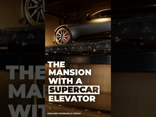 This $140 Million Dollar Mansion Has A Supercar Elevator