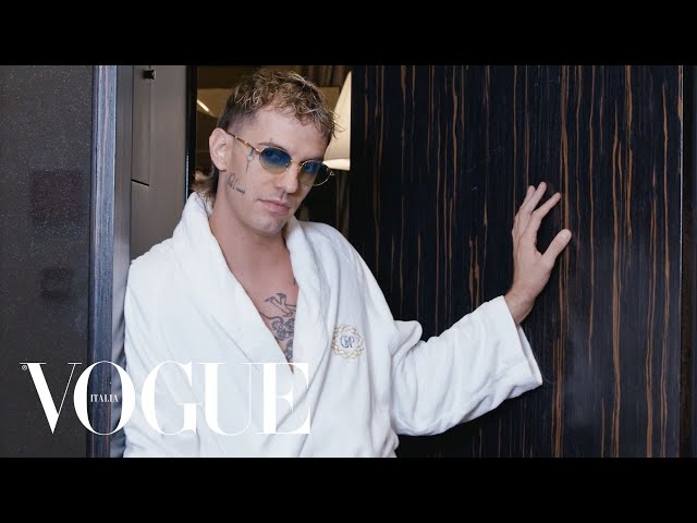 Achille Lauro si prepara per Forces of Fashion | Vogue Italia