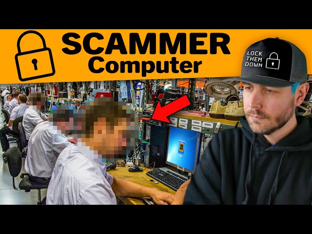 Scammers Panic and Lock their Computer