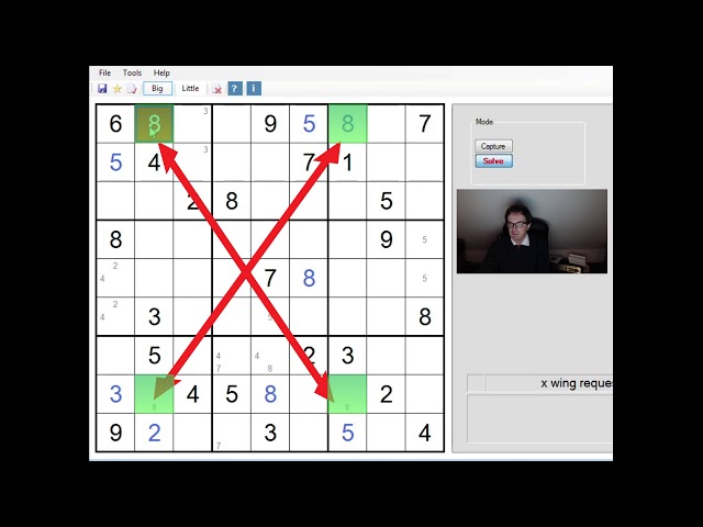 Sudoku Tricks:  The X-Wing And How To Spot It