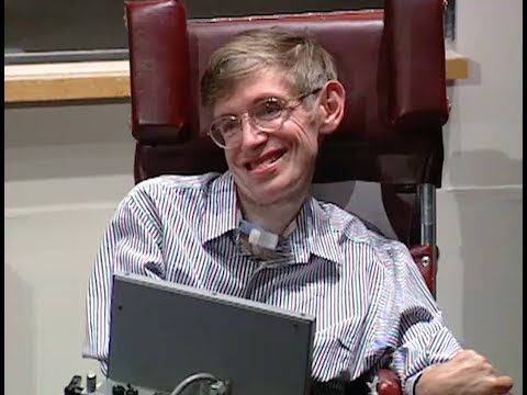 Stephen Hawking speaks at MIT - Education and Technology Sept. 1994