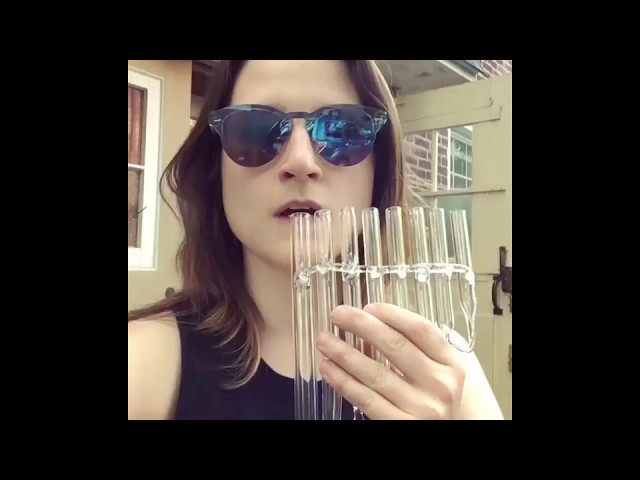 Glass Pan Pipes