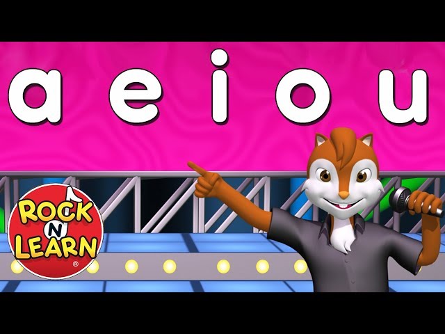 Identifying Vowels and Short Vowel Sounds - Phonics Song -  a e i o u