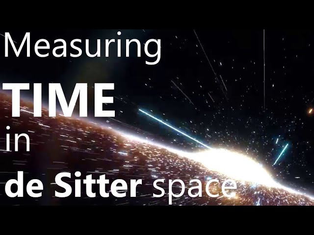 Measuring TIME in de Sitter space