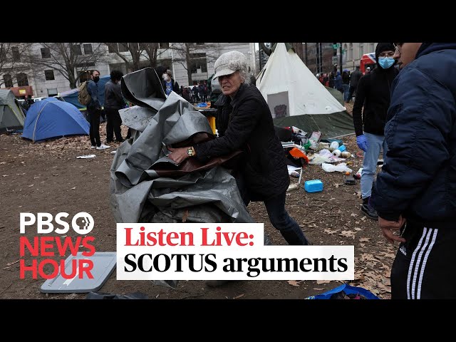 LISTEN LIVE: Supreme Court hears whether homeless camps can be removed without alternative shelter