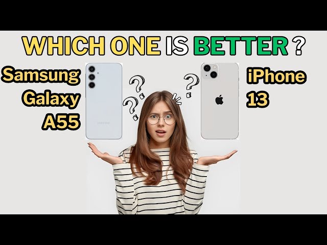 Samsung A55 5G VS iPhone 13 in 2024 (Specifications & Comparison) #spectraphone