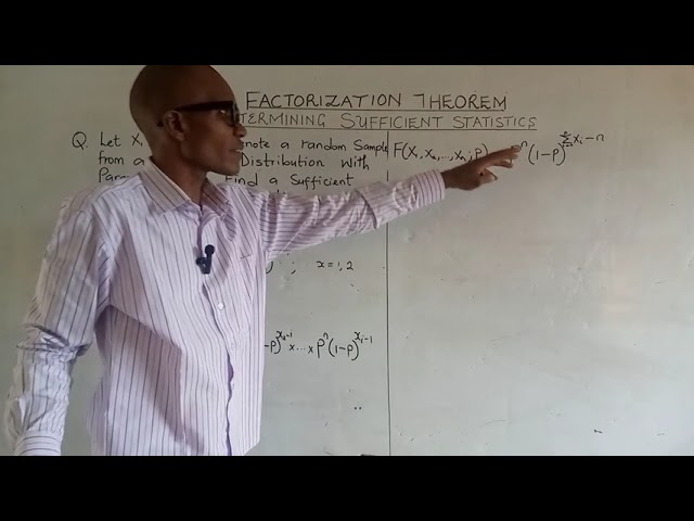 Geometric distribution, factorization theorem