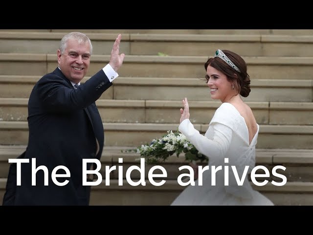 The Royal Wedding: Princess Eugenie and Duke of York arrive