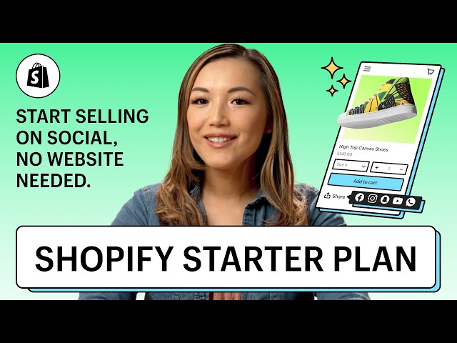 How to sign up for a Shopify Starter Plan || Shopify Help Center