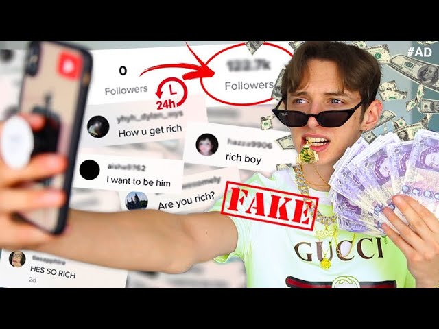 I FAKED being  RICH on TIKTOK for 24 HOURS and THIS is what happened...