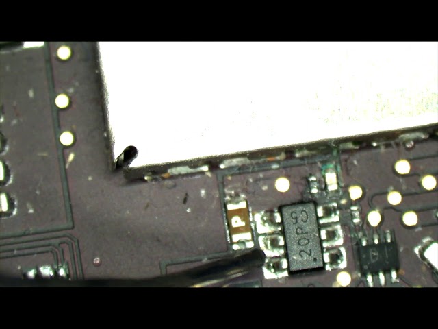A1466 Macbook Air starts with no backlight now has no image logic board repair