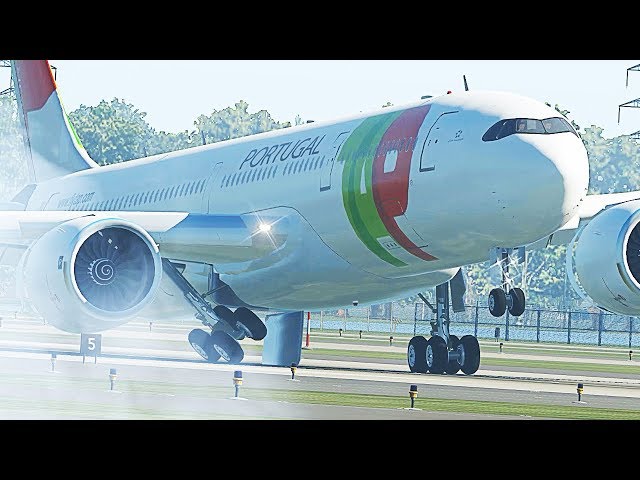 A330 Landing Gear Failure Emergency Landing - X-Plane 11