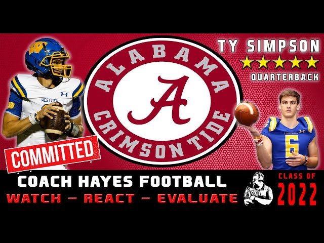 Alabama's 2022 QB commit is the real deal - Ty Simpson Highlights (WRE)
