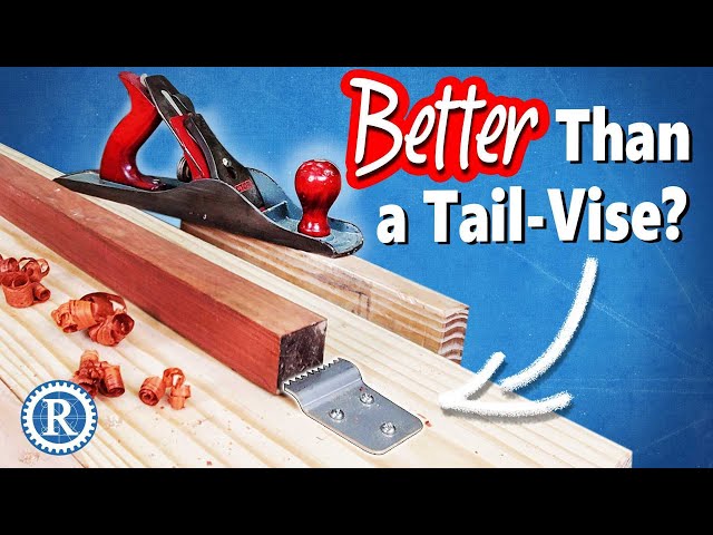 This simple piece of steel is BETTER than a tail-vise. Installs in seconds.