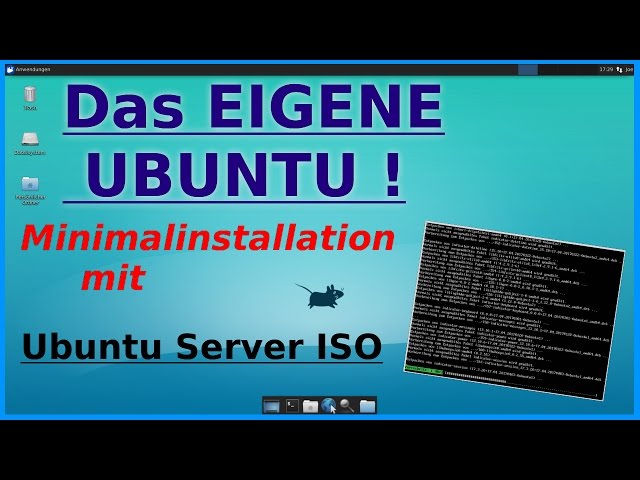 DAS EIGENE UBUNTU ! Minimalinstallation mit der Ubuntu Server ISO-Datei | Linux Deutsch