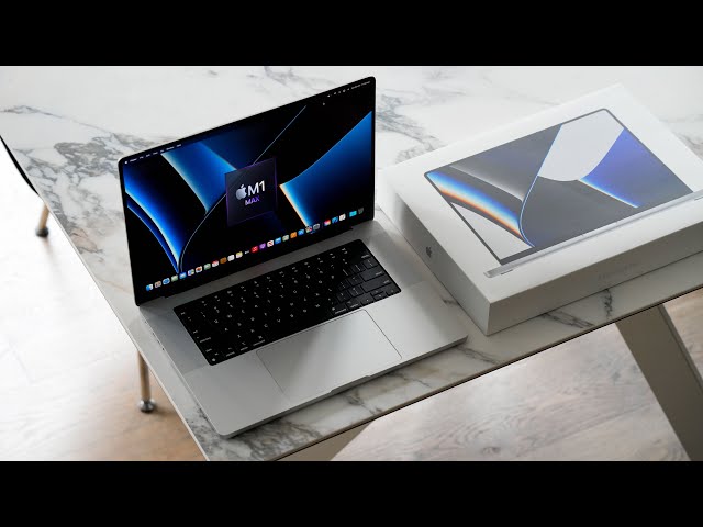 16" M1 Max MacBook Pro UNBOXING and SETUP!