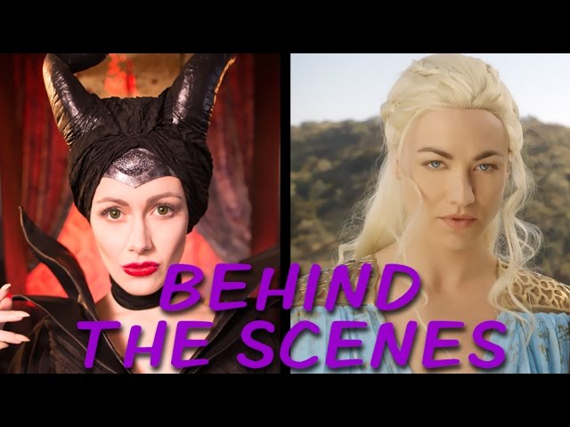 MALEFICENT vs DAENERYS Behind the Scenes (Princess Rap Battle)