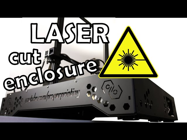 I made an INSANE enclosure out of LASER CUT SHEET METAL!