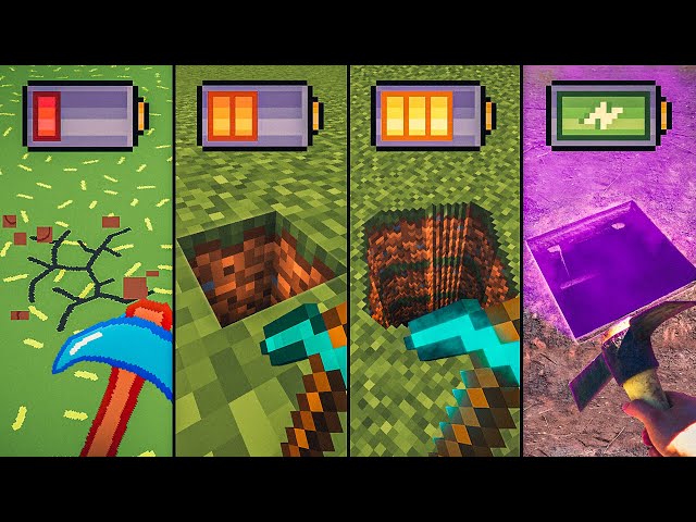 Minecraft physics with different battery