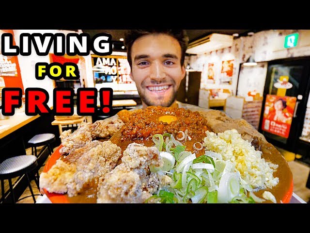 LIVING for FREE in TOKYO for 24 HOURS!