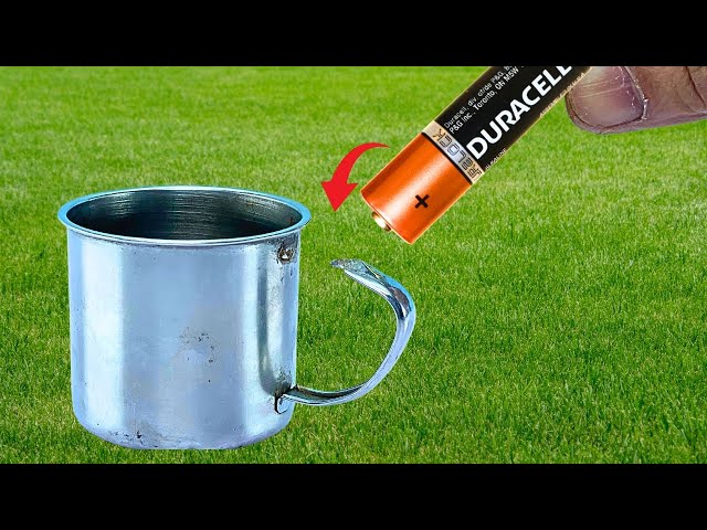 Genius idea for Welding Stainless Steel with a 1.5V Battery that not Everyone knows