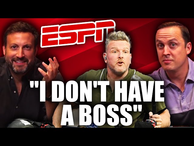 Pat McAfee TELLS OFF ESPN: I Don't Have A Boss! | OutKick HotMic