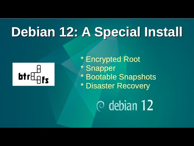 Debian 12: Fighting with OpenSUSE Snapper!