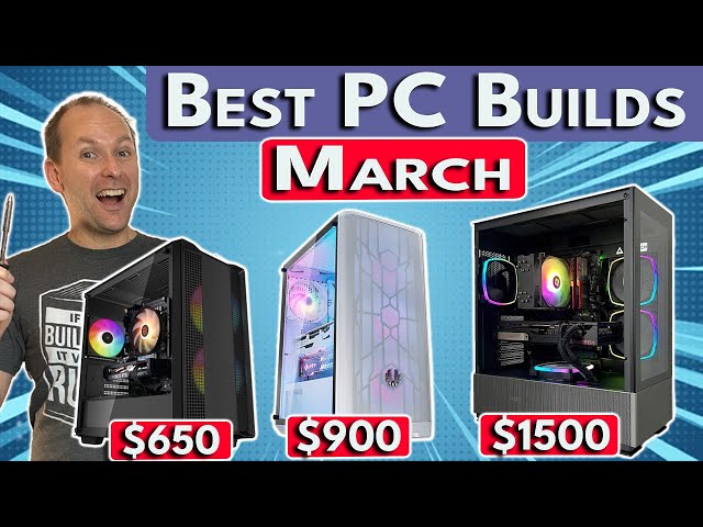 🔥 1440P Gaming is Cheap! 🔥 $650 & $900 1440p Build, $1500 4K | Best PC Build 2024 March