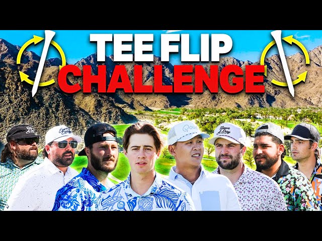 2v2v2v2 Tee Flip Golf Challenge w/ Bob Does Sports