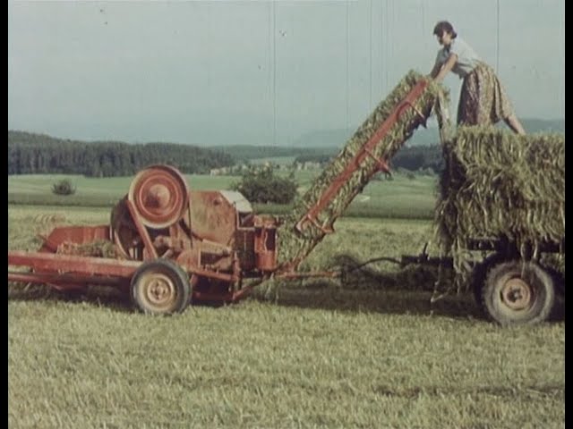 Rationelles Arbeiten mit Landmaschinen (Schweiz, ca. 1966)