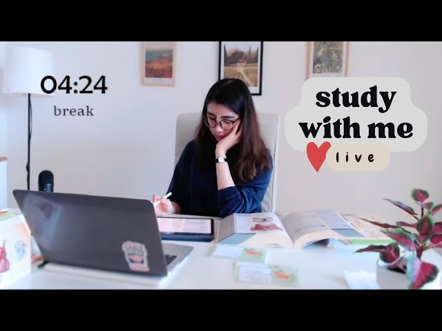 Study with me live 4 hours 🫀  | Dentistry student | 8.12🧣