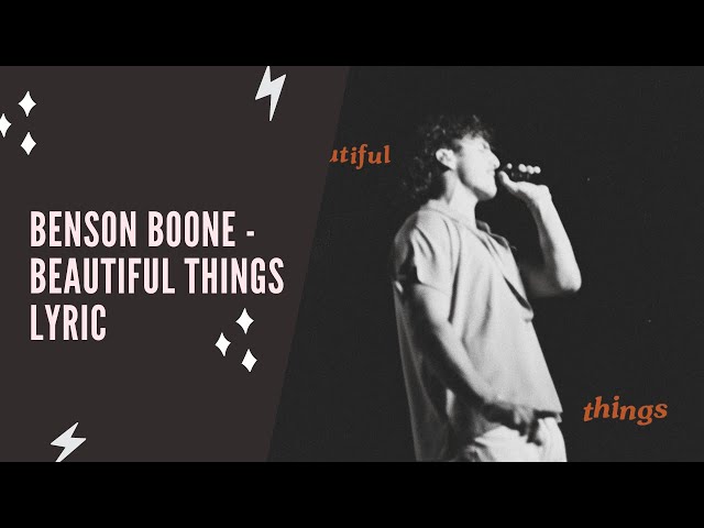 Benson Boone - Beautiful Things (Lyric Edition)