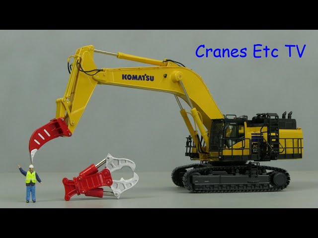 NZG Komatsu PC 1250-11 Demolition Excavator by Cranes Etc TV