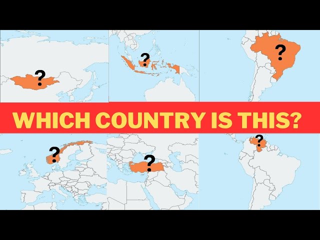 Can You Guess This Country? Geography Map Quiz Challenge
