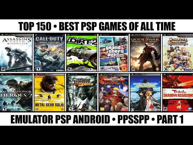 Top 150 Best PSP Games Of All Time | Best PSP Games | Emulator PSP Android / Part 1