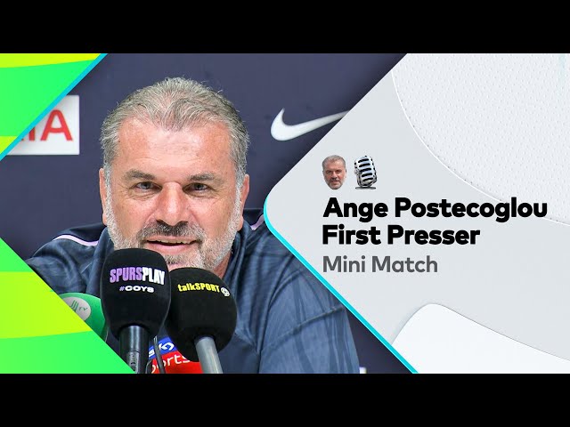 Ange Postecoglou v First Press Conference | Mini Match