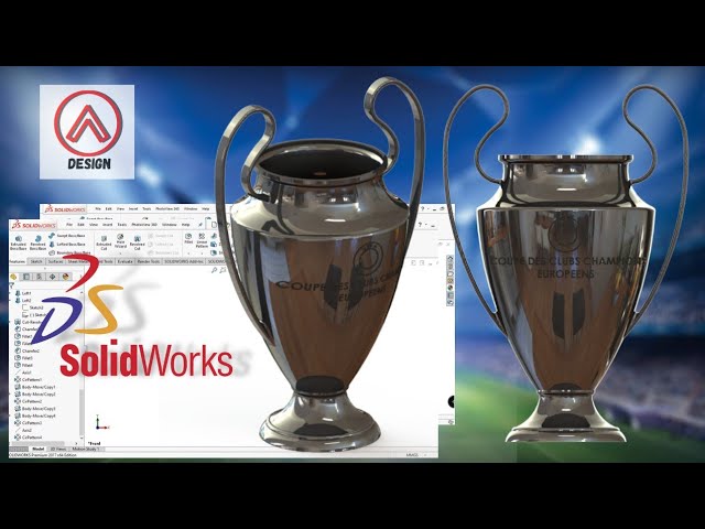 UEFA Champions League 3D - SOLIDWORKS Tutorial