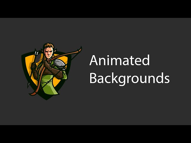 How to get an animated background on linux like mine and understanding PID files.
