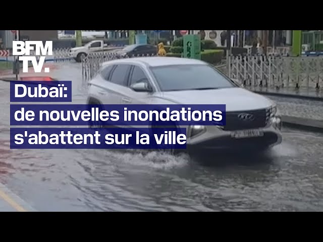 Dubaï: les rues de la ville à nouveau inondées en raison de fortes pluies